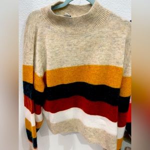 & other stories color block sweater